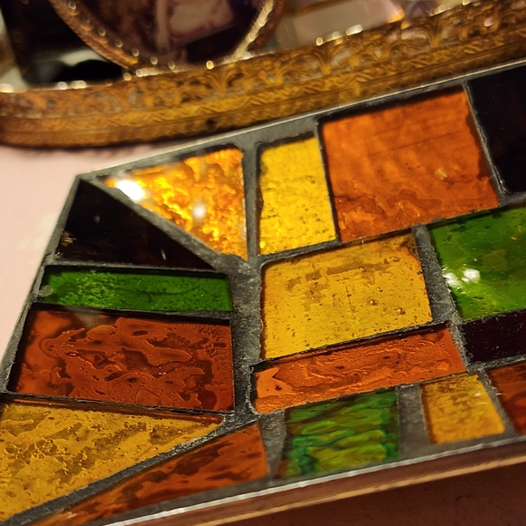 Colorful Stained Glass Art Piece - Picture 11 of 12